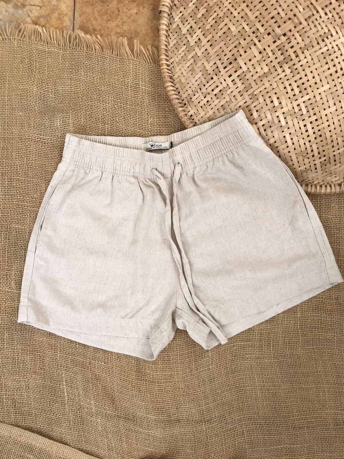 SHORT DELÍCIA - AREIA CLARA