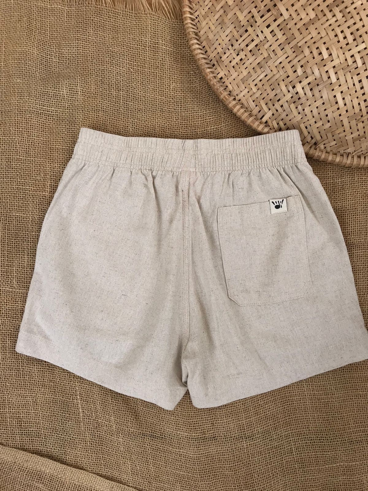 SHORT DELÍCIA - AREIA CLARA