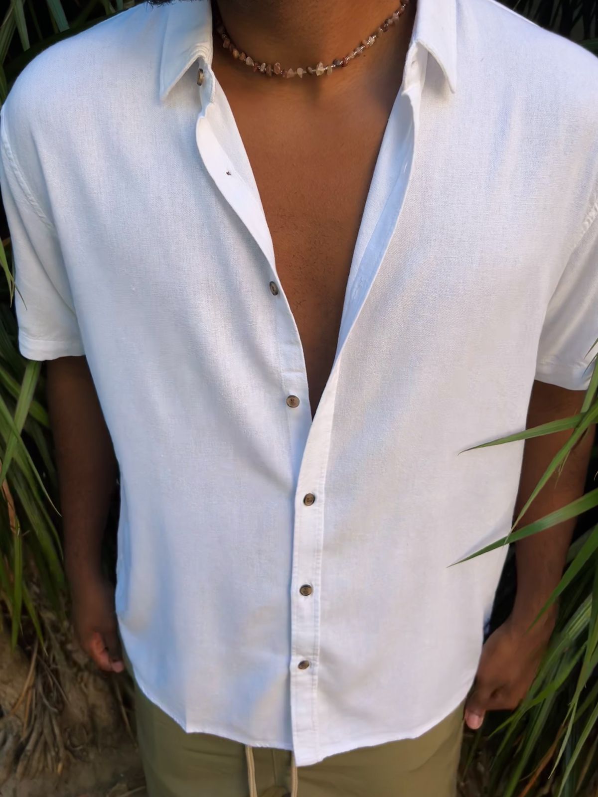 Camisa Linho Branca