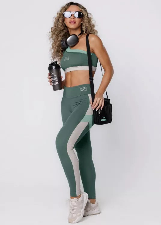 Top Fitness Blastoff em Poliamida Verde